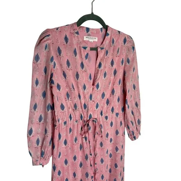 Emerson Fry India Collection Frances Dress Alice Organic Cotton-sz XS - Picture 7 of 16